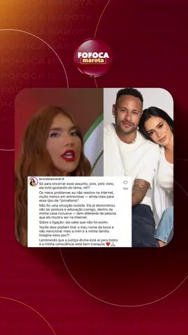🚨Bruna Biancardi comentou sobre a entrevista em que Virgínia fala sobre a ligação que fez as 2 da manhã para o Neymar. Bruna afirmou também que Virgínia não teve educação com ela dentro da própria casa e disse que a loira é uma pessoa totalmente diferente do que mostra na internet. #fofocamarota #fy #neymar #virginia #virginiafonceca 