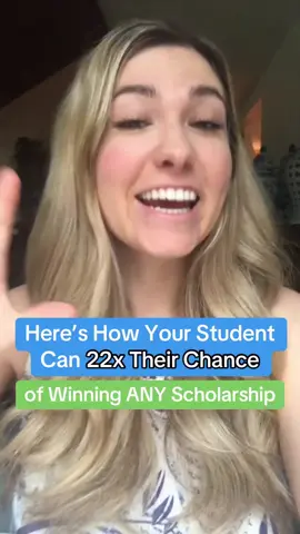 PARENTS, my free scholarship class is at the link on my profile teaching exactly where to find less-competitive scholarships, and my Winning Scholarship Formula that’s helped families win over $2.6 MILLION in awards over the last few years!