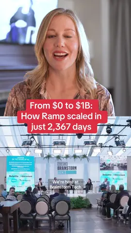 Ramp CEO Eric Glyman shared how he scaled the company to $1 billion in annualized revenue during a conversation with Fortune Editor-in-Chief Alyson Shontell at #BrainstormTech. Click the link in our bio to watch the full Fortune 500: Titans and Disruptors of Industry vodcast. #Ramp #success #growth #business #billion #leadership #podcast #Fortune #finance #successstory #founder #ceo 