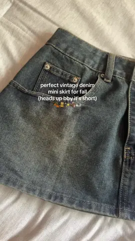 They do give you shorts to wear under which helps! Plus it’s on sale! I love this skirt so much!!! @EMMIOL Denim #vintagefashion #miniskirtoutfit #fallfashion #fallskirtoutfit #tiktokshoprestock 