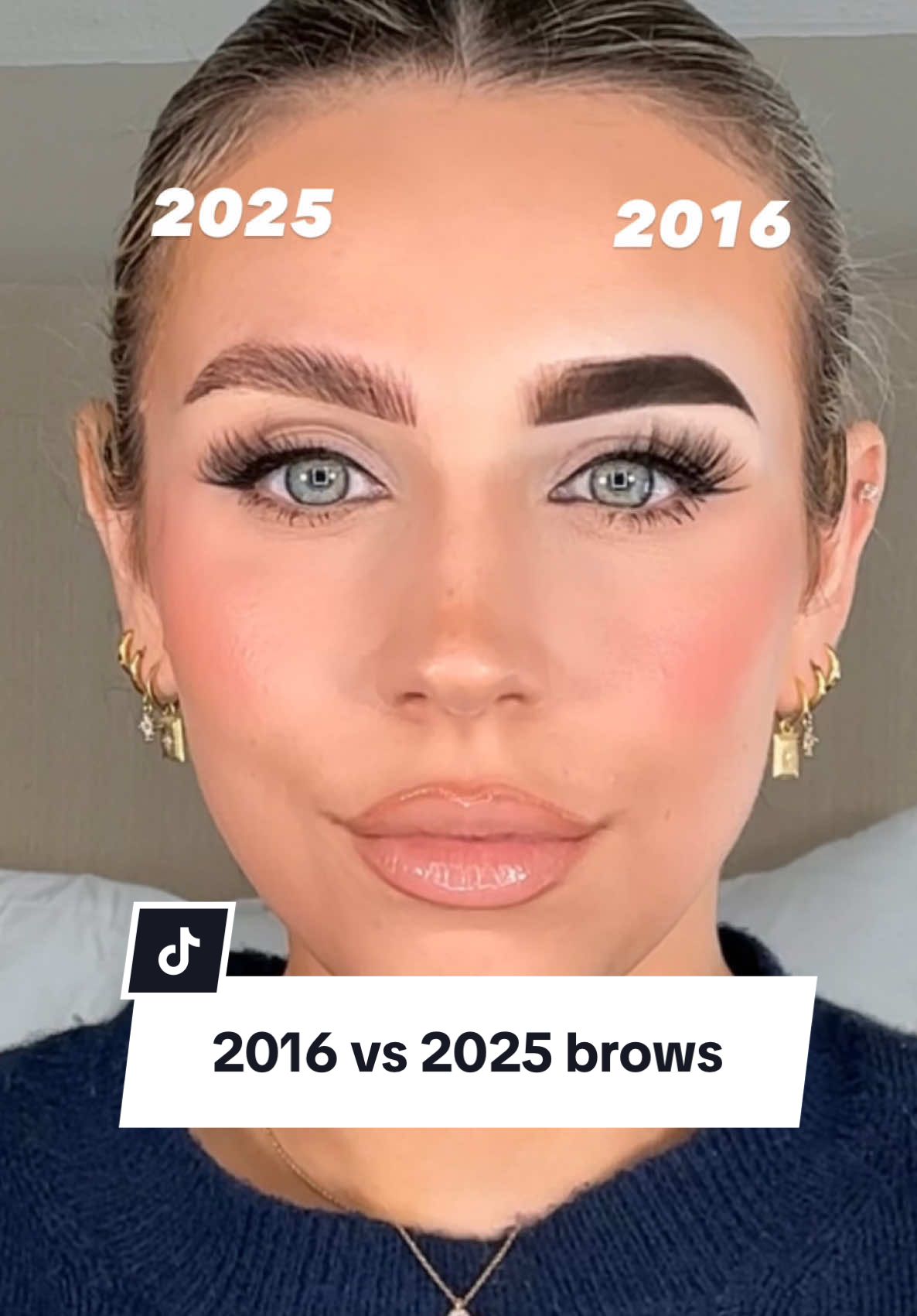 2016 vs 2025 brows ✨ @EDITION Cosmetics Brush On Brow Pen shade soft brown #eyebrows #eyebrowtutorial #brows #perfectbrows #2016makeup 