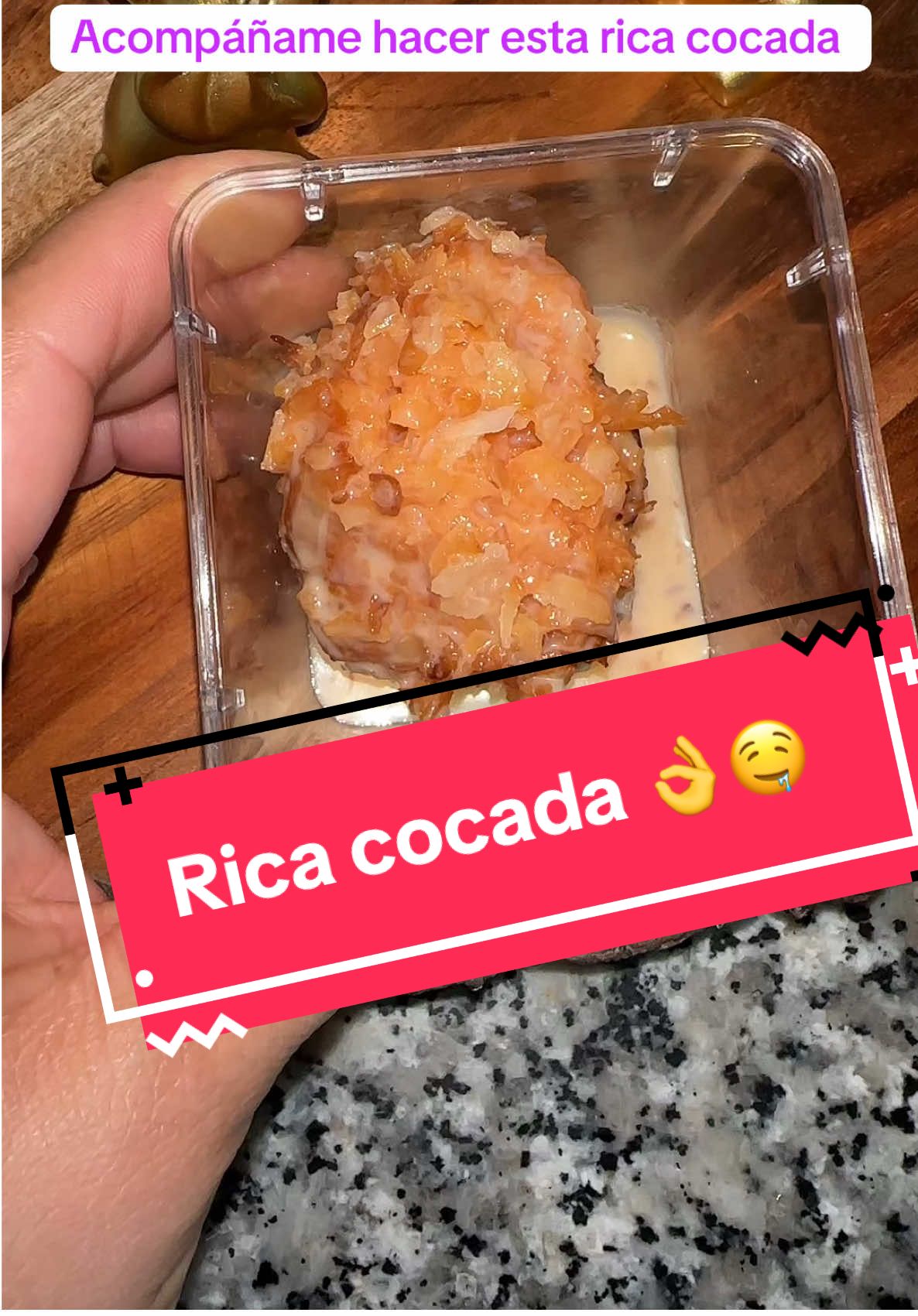 #parati #cocada #muy #rica rica, cocada, hecha en casa