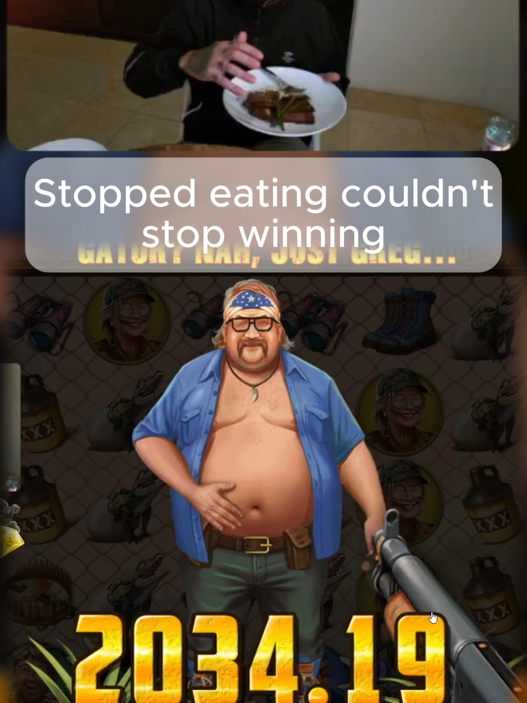 stopped eating couldn't stop winning