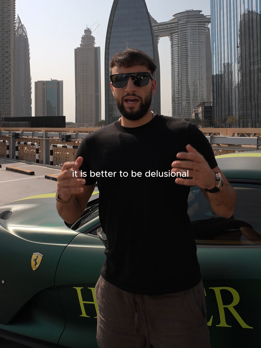 Be delusional. #success