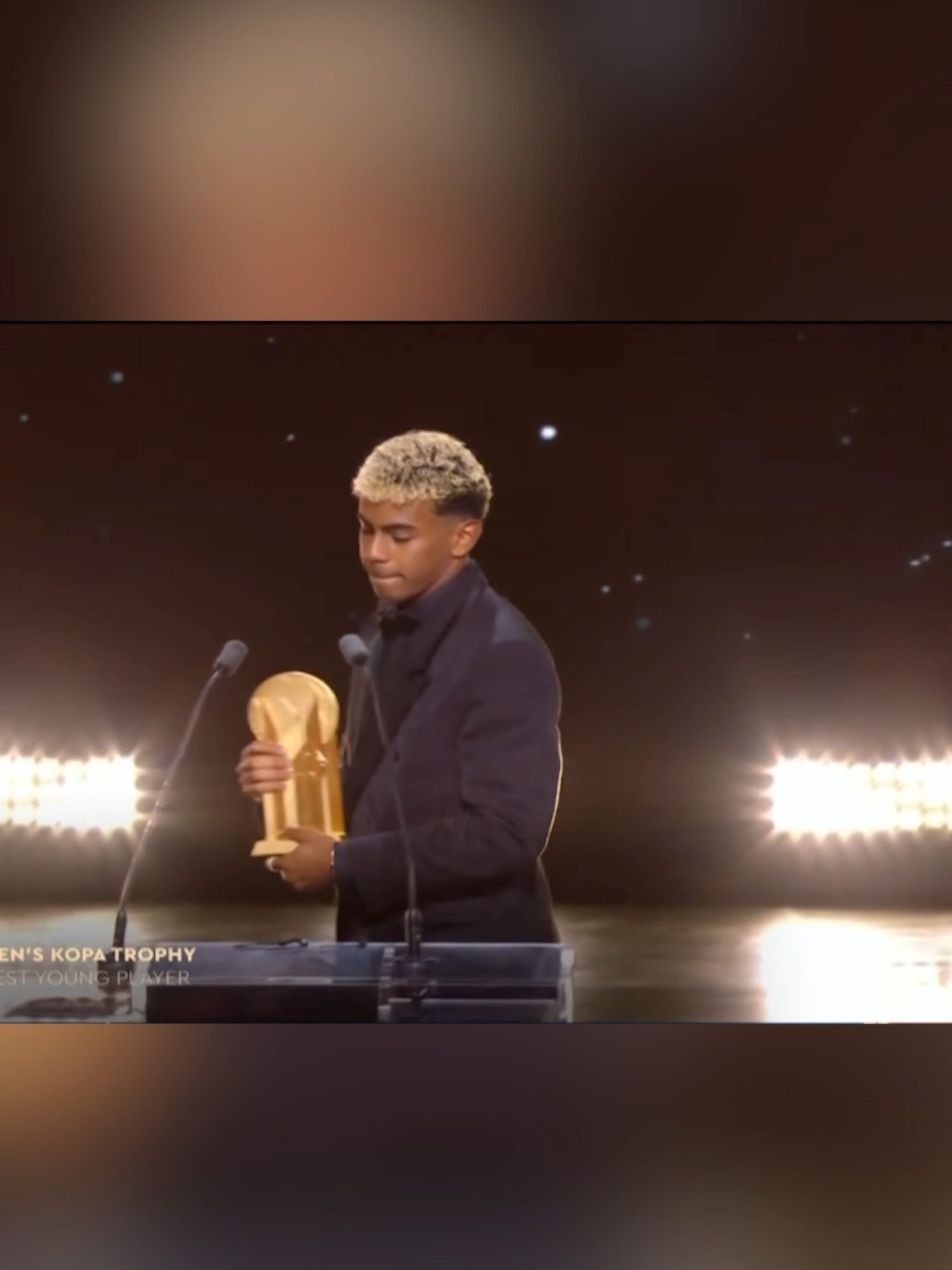 Mejor futbolista joven del mundo. #balondeoro #lamineyamal