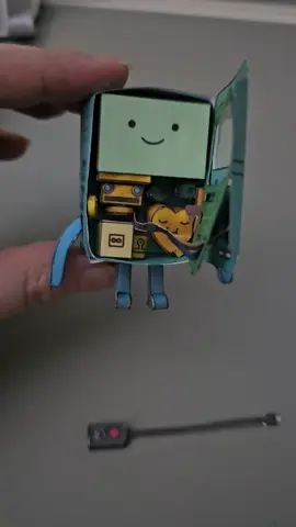 when you cant sleep so you make bmo out of paper.  #bmo #papercraft #insomniacrafting 