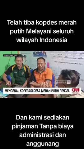 KOPDES MERAH PUTIH, ajukan sekarang juga Tanpa biaya administrasi dan anggunang, info lebih lanjut pengajuan pinjaman nya silahkan klik link wa di bio profil #koperasi #merahputih #koperasimerahputih #fyp #fypage 