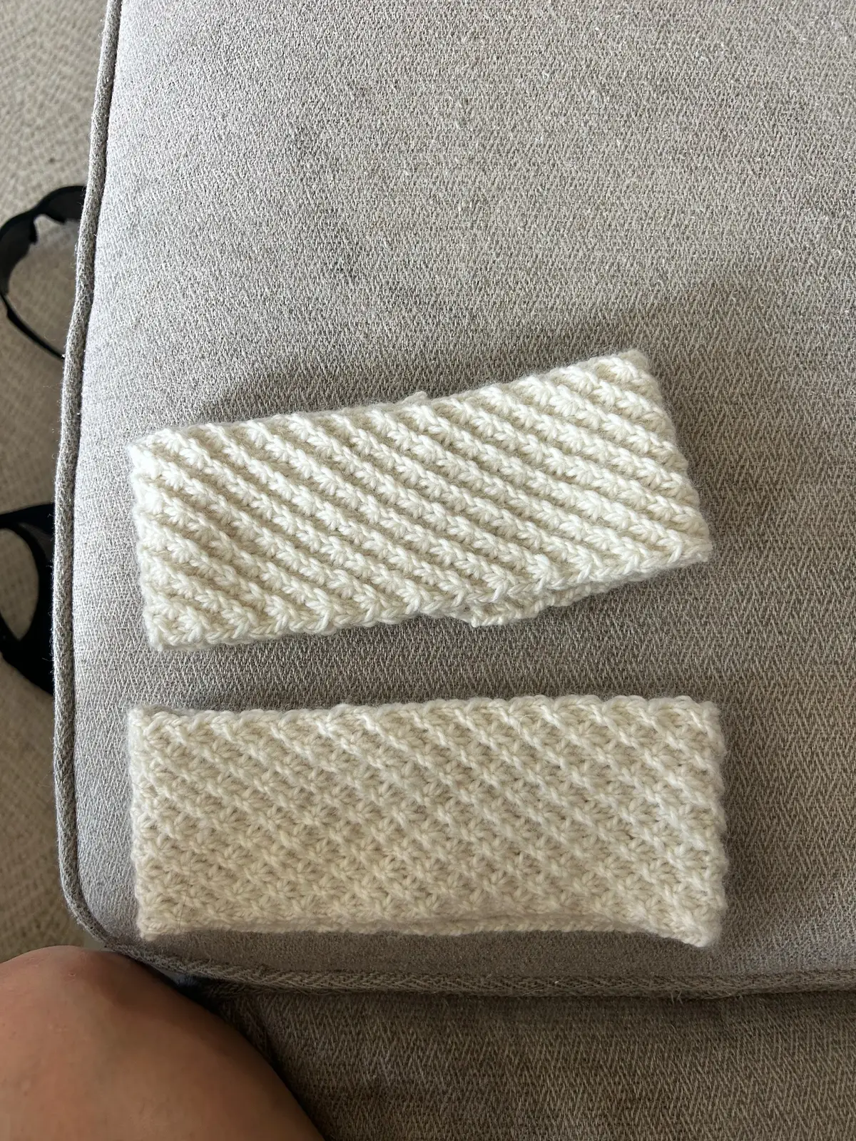 Today I went through our winter gear. Here are some of the hats and ear warmers I have knit that our family of four wears. (I have tiny baby hats in storage that obviously aren’t pictured.) Some of these need steamed/blocked as they’ve been in storage. #knittok #knitting #knittinginspo #finishedobject 