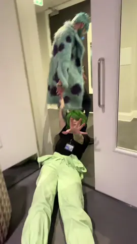 💜💚🩵 #monstersinc #pixar #monstersinc @rose @lestats_small_feet @cos_lane 