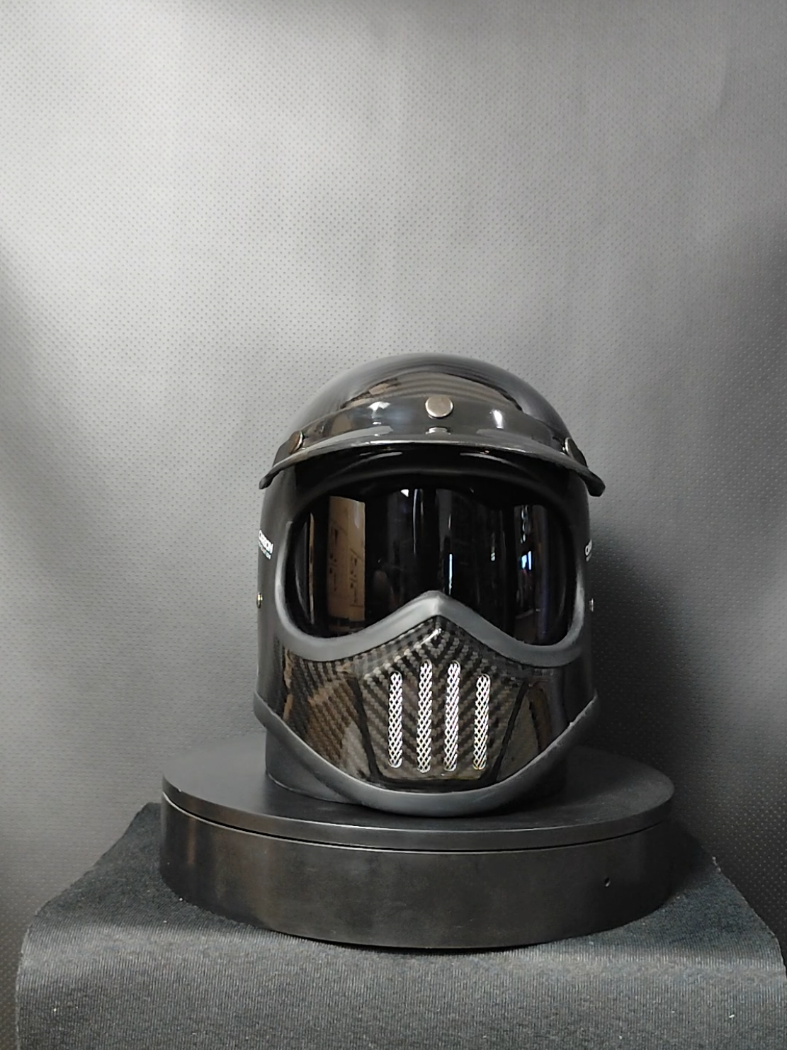 helm cakil soji motif carbon#helmcakil #helmfullface #helmsojicakil #motorcycle #trending 