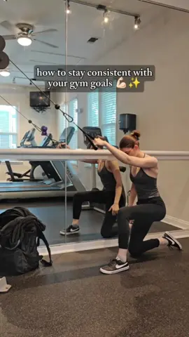how to stay consistent with your gym goals 💪🏻✨ #foryou #viral #gym #trainer #gymgirl 