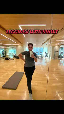 Leggings with Short so comportable to wear no worry to bakat feels 🤭 #workoutfit #gymfit #runningfit #gym #Running #outfit #engagement #tiktokshop #fypage #fyppppppppppppppppppppppp 