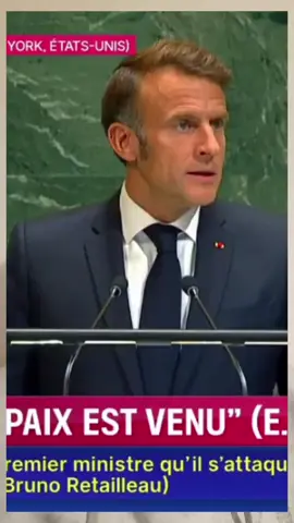 Emmanuel Macron, président de la France reconnaît l'Etat de Palestine Emmanuel Macron, french président recognizes state of Palestine #macron #france #palestine 