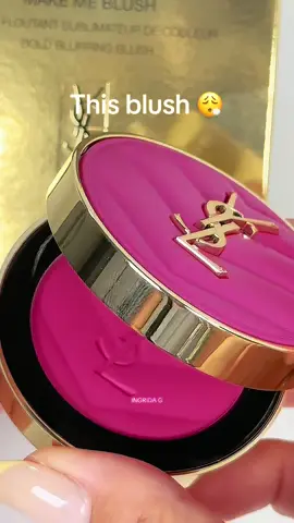The most perfect pink blush 🤤 @YSL Beauty me blush bold blurring blush in mischievous magenta  (Linked in my ShopMy story highlights) 🏷️ asmr makeup unboxing makeup pink blush YSL beauty #yslbeauty #ysl #pinkblush #asmrmakeup #makeupasmr  