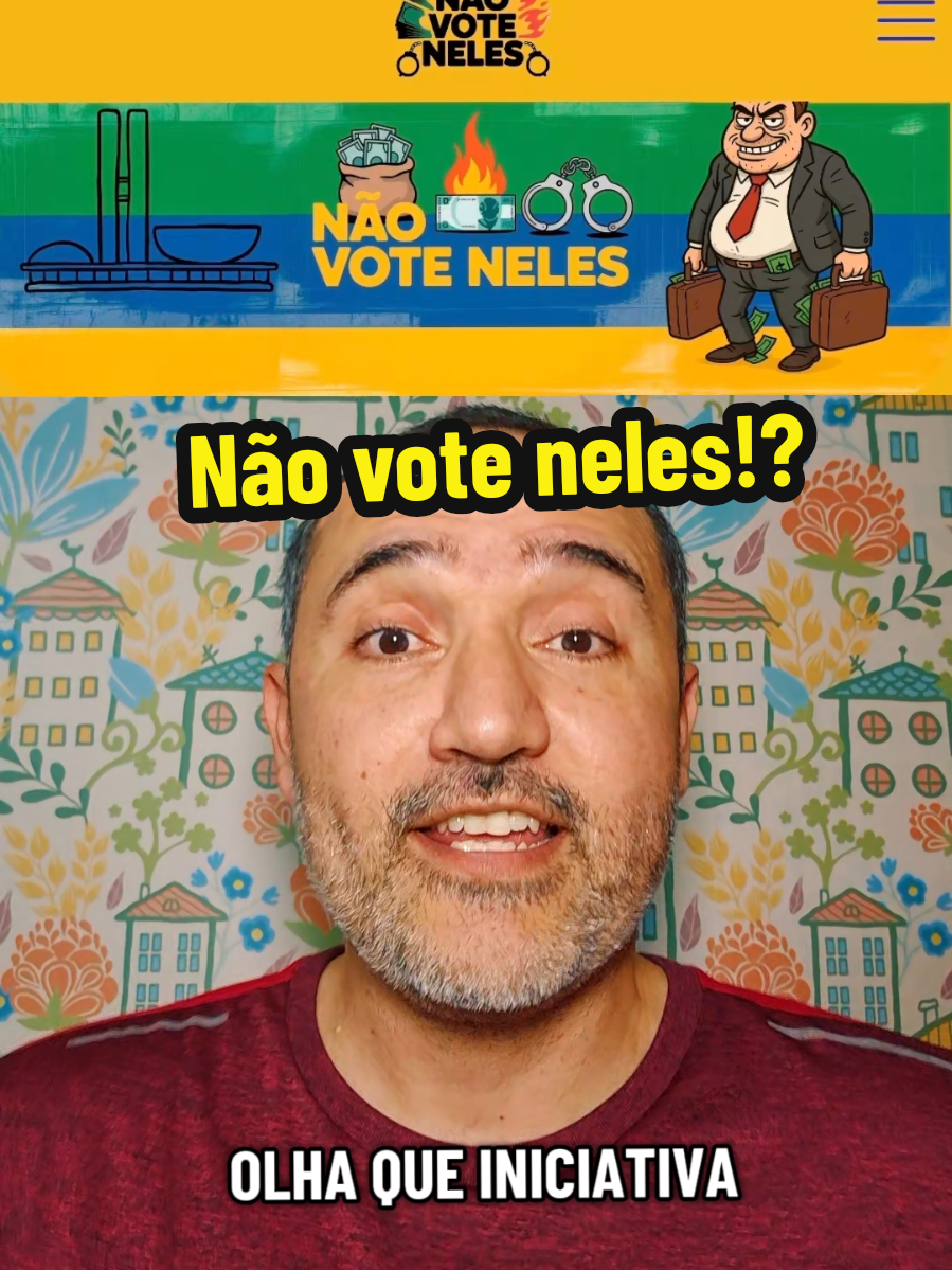 Olha que iniciativa legal pra fazer os políticos que votaram a favor da PEC da bandidagem percam votos: é o site não vote neles!  #pecdabandidagem @Tadeu Junior 