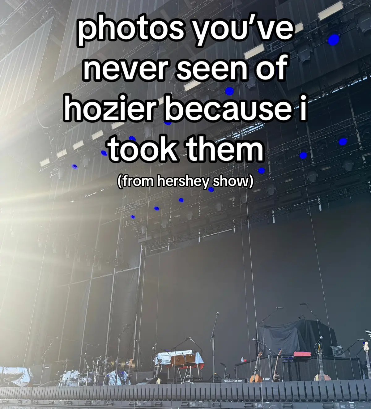 still can’t believe i managed to get pit row 2 #hozier #hershey #toosweet 