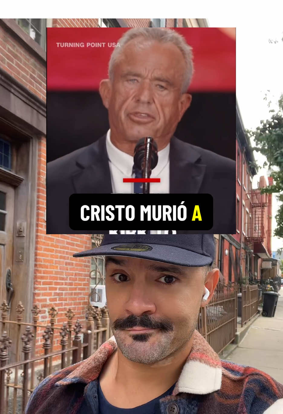 Charlie al igual que Cristo, nos cambió la trayectoria de la humanidad #greenscreen #viral #latinos #viralvideo #newyorkcity 