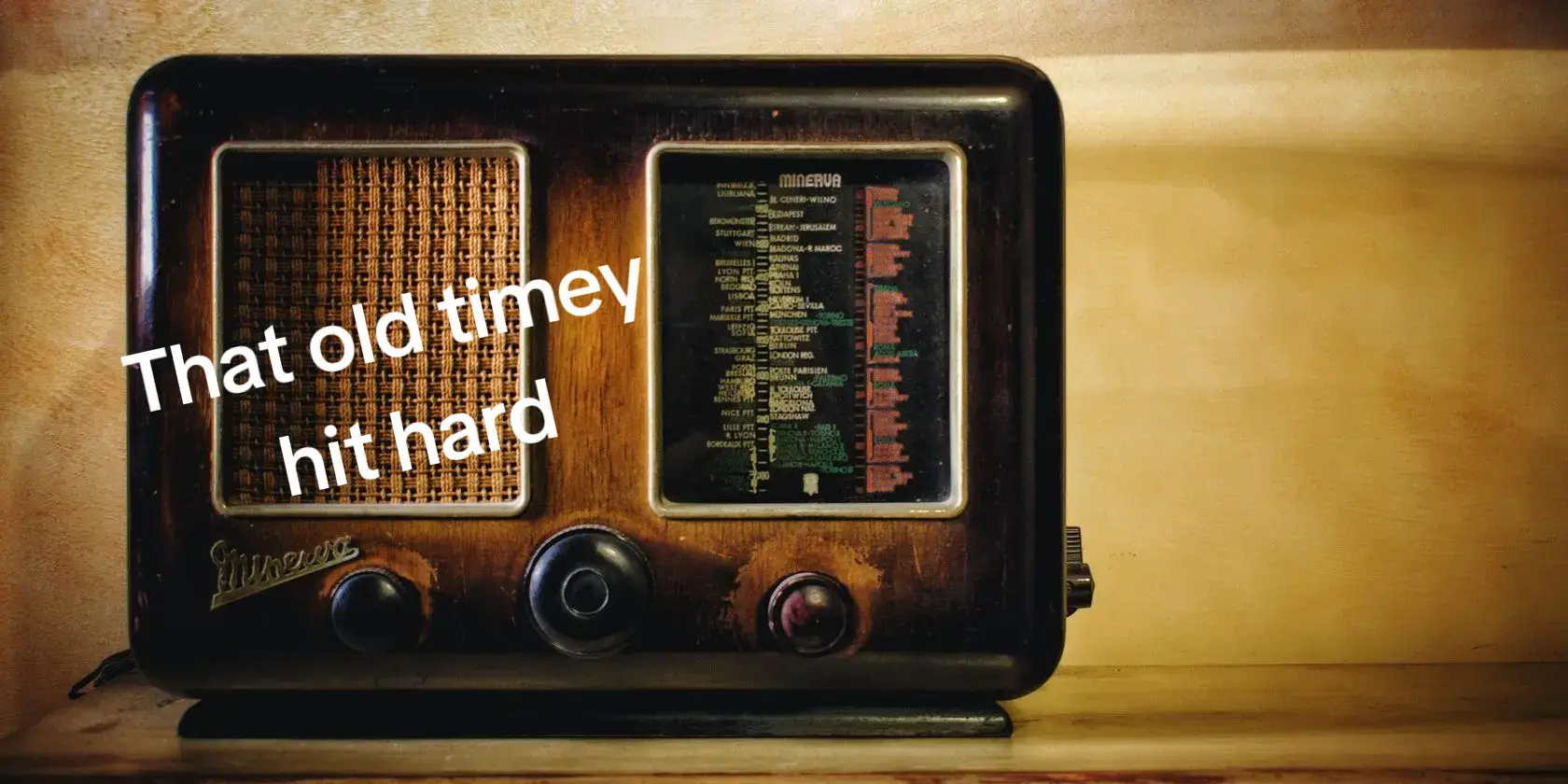 Old timey song hits hard