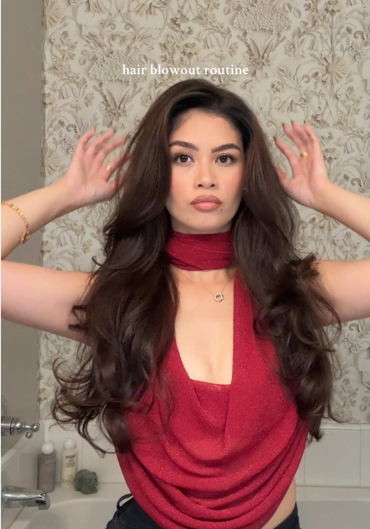 Replying to @You my at home voluminous hair blowout using my @Dyson USA and @chihaircare heat protectant 🤍 #hairstyle #hairinspo #hairblowout #athomeblowout #hairtutorial 