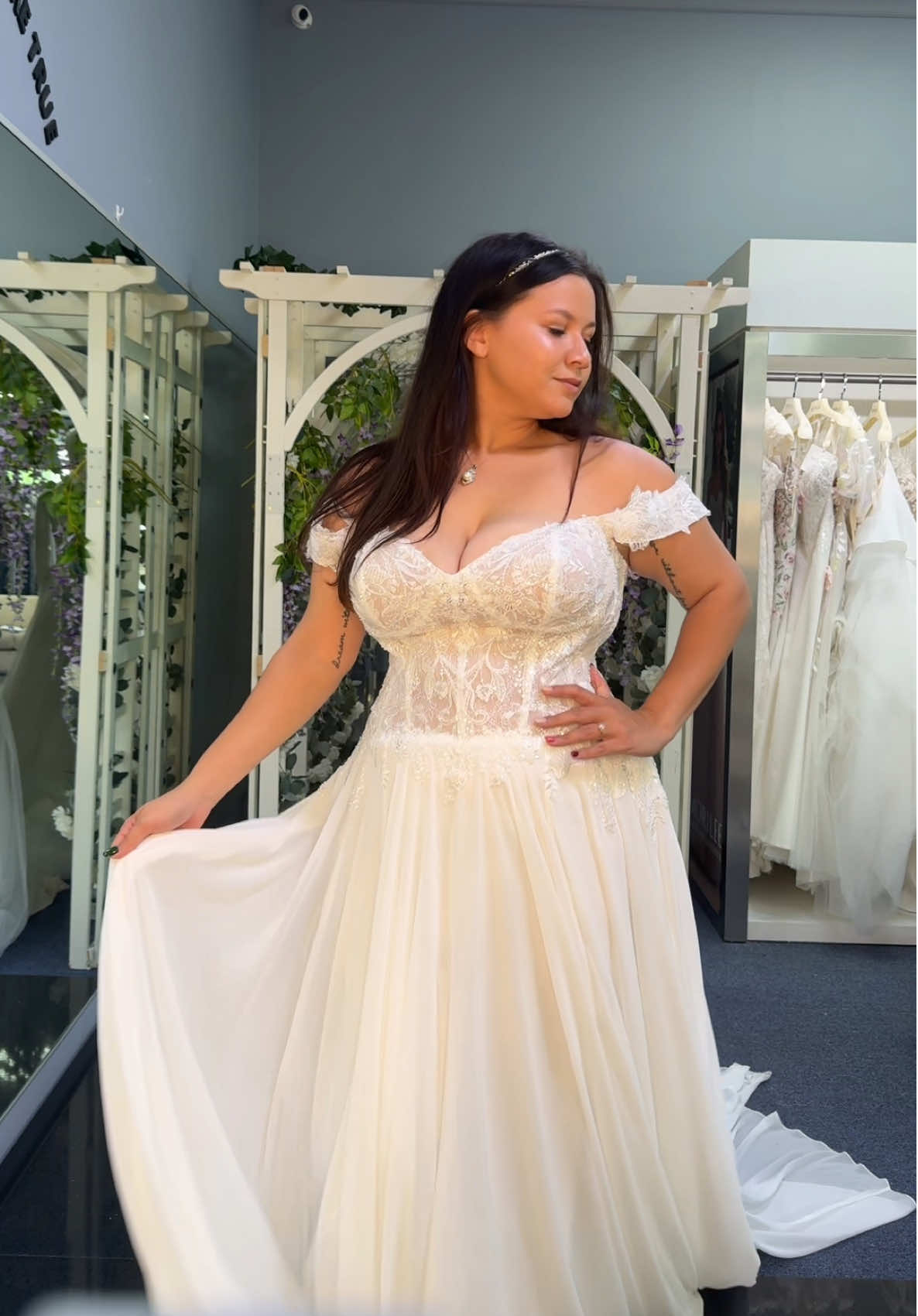 Fairytales aren’t just for storybooks 🪄🤍 Come create your own cinderella moment with us at bridal by viper 👗✨ #shopthelook #2026bride #princessbride #bridaltiktok #bridalinspo   