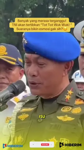 Setuju banget nih sama TNI Indonesia! Soalnya suara Tot Tot Wuk Wuk ini ganggu banget! Semoga aja bisa segera ditertibkan ya pak kendaraan yang pakai strobo asal asalan ini #strobo #tniindonesia #tottotwukwuk #hiberim #sirine 