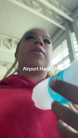 Frozen water bottles pass thru 