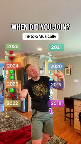 what year did YOU join !? 😳#tiktok #tiktoksongs #whendidyoujoin #songchallenge #2020tiktok