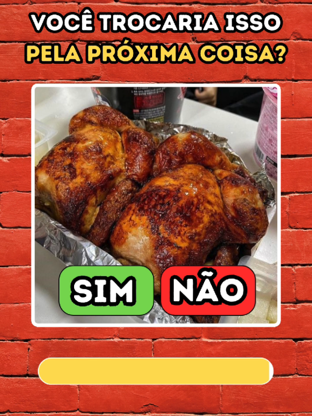 Você trocaria? #quiz #quizdivertido  #quizvocetrocaria  #quizdecomida 