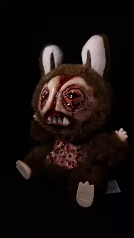 Let's make a labubu doll ultra cuteeeee ✨ #labubuart  #darkart #creepypasta #labubuthemonsters #creepycute 