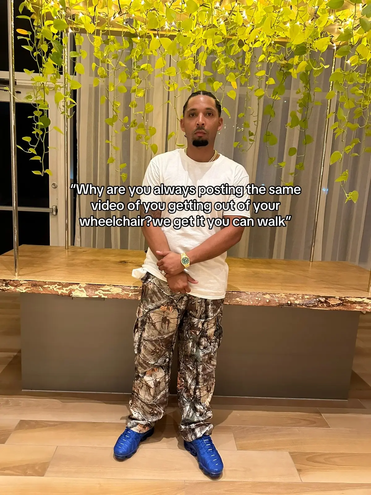 20 years ago I suffered a spinal cord injury from a act of gun violence. After multiple surgeries the doctors where able to save my life . But was still left paralyzed from the waist down. With hardwork, determination. I was able to regain the ability to walk again . I now know my purpose and the reason God gave me a secound chance—that is to inspire the world and people going through the same journey I went through and still live to live a happy successful life. This is the reason I share my story . Maybe someone seen my videos during work when there feeling stressed out , or laying in the hospital ready to give up . Which ever it is And I inspired you then my videos worked . Stay strong 💪🏾 I’m keep posting and changing someone’s life with every vid . A smile, tears of joy , or maybe a laugh you shared with someone you know . Which ever it one was your reaction I love them all and that’s why I’ll never stop posting my journey #myjourney 