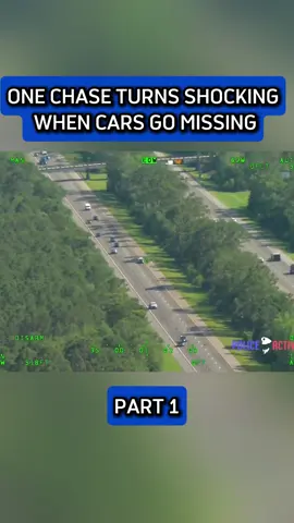 One chase turns shocking when cars go missing #usa #fyp #cops #bodycam #viral