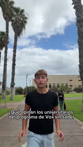 ¿Qué opinan los universitarios del programa de Vox sin saber qué es de Vox? #CapCut #debate #propuestas #politica #españa 