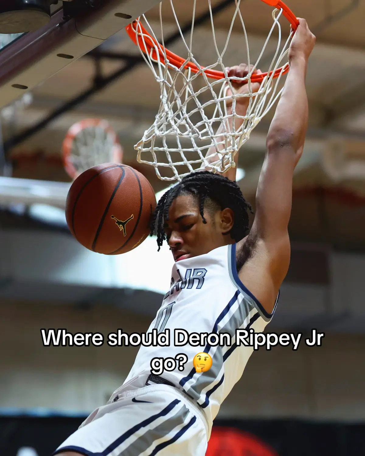 The highly ranked prospect has been on a few College visit’s … #viral #ball #college #rippey 