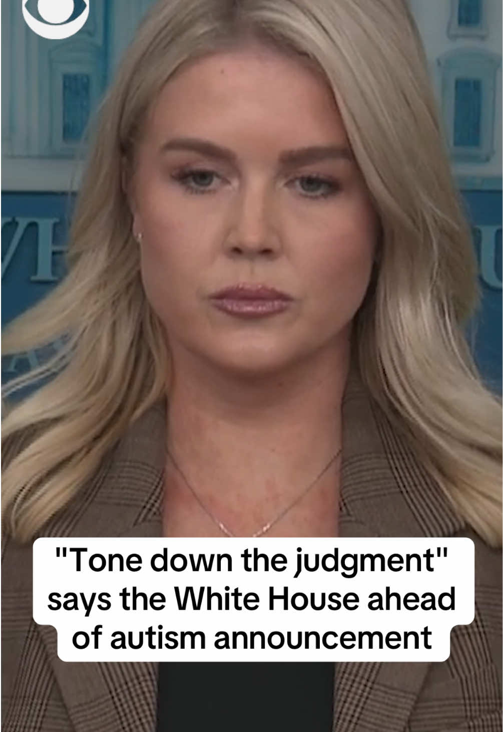 Ahead of an expected announcement by President Trump and Health Secretary Robert F. Kennedy Jr. on autism, White House spokeswoman Karoline Leavitt urged people to “tone down the judgment.” #news #health #autism 
