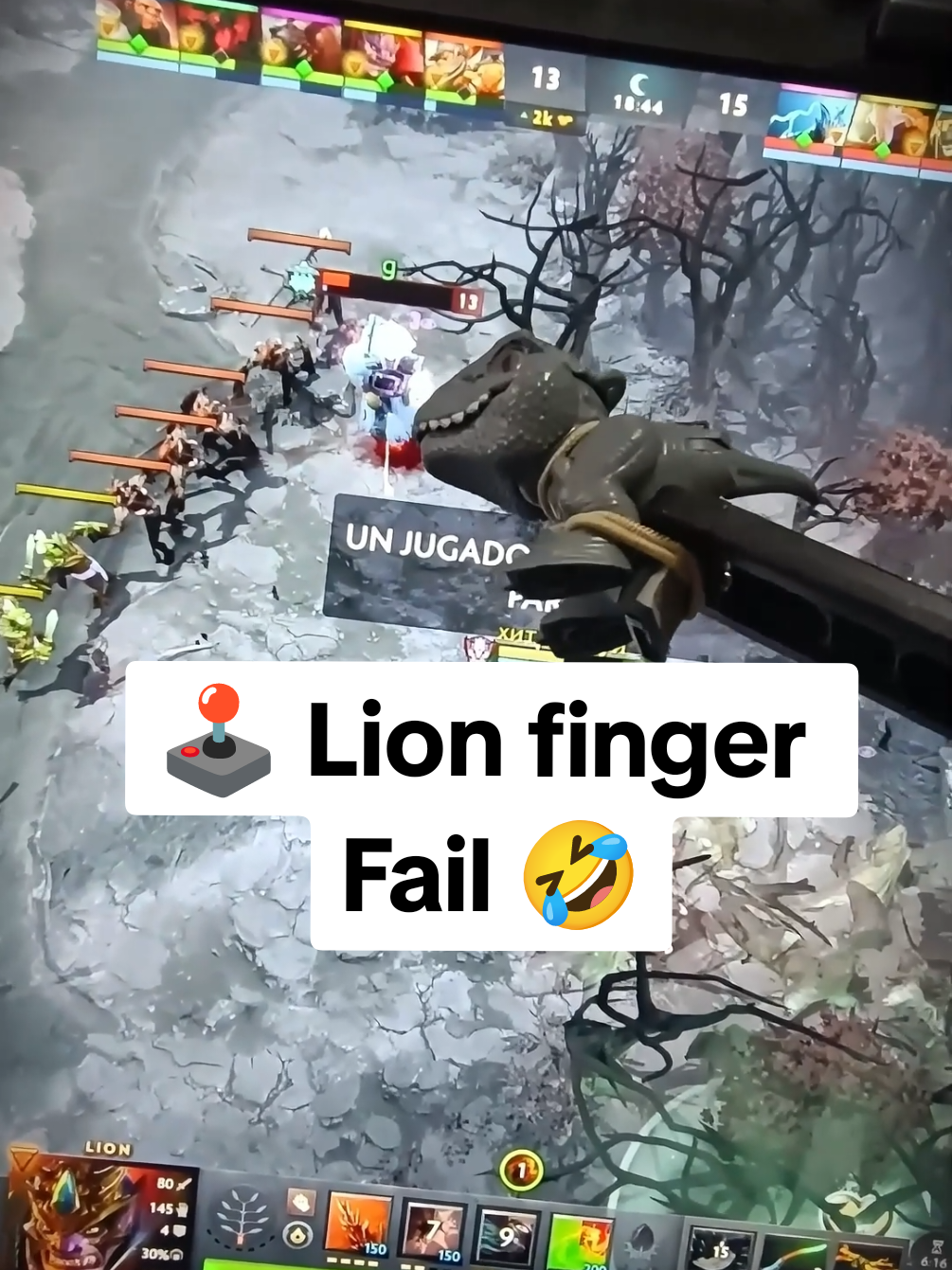 🤬 Los LIONS de mis Rankeds.. 🤣 #fyp #dota2 #dotafail #pov #lion 