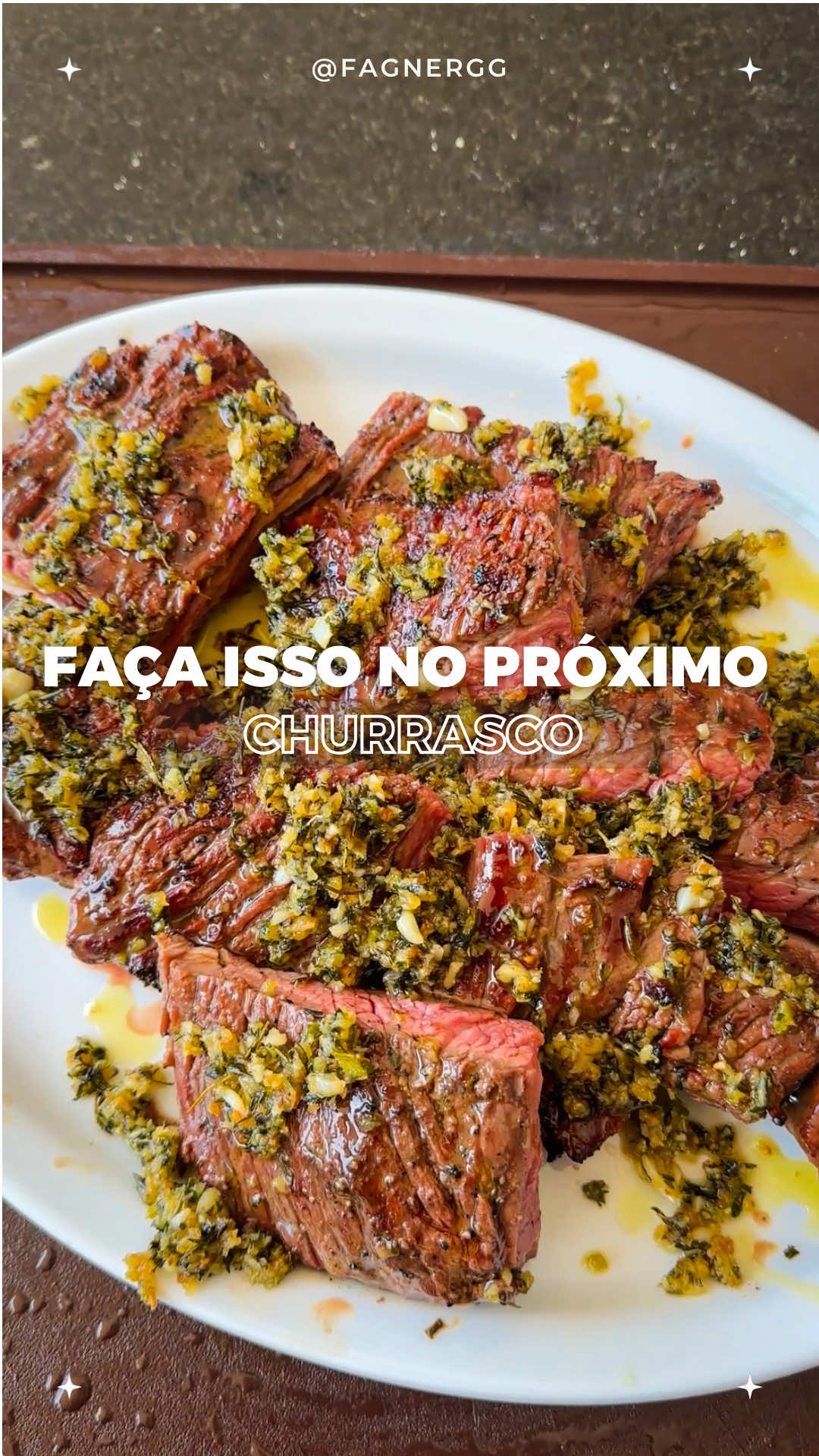 FRALDINHA no ALHO e ERVAS  Faça isso no próximo churrasco!  lhe agrada? #churrasco #fraldinha #churras #carne #alho 