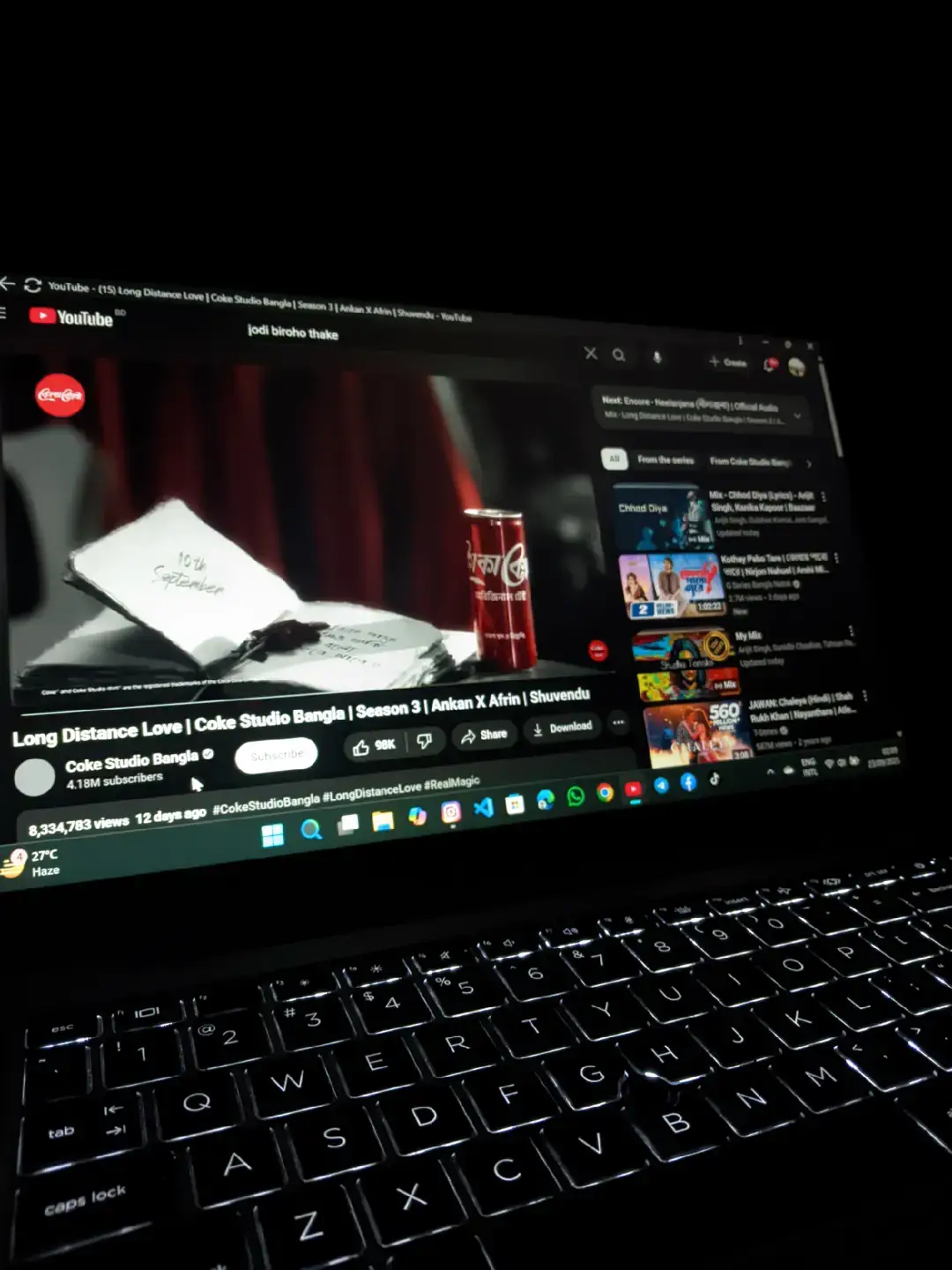 🎵🎙️ Long dDstance Love 🎧🎶 #cokestudio #bangla  #music #ankan  #new 