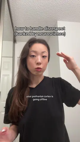 how to handle disrespect (by someone who likes to study neuroscience for fun) Products used: @Kérastase hair oil @Burberry perfume