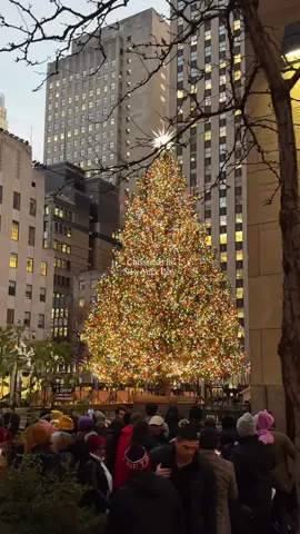 Less than 100 days till Christmas ✨ Here's a sneak peek of the magical Rockefeller Christmas tree, in case you've never had the chance to see it 🎄 Captured by Cinema SB Christmas in New York #newyork #nyc #newyorkcity #cinemasb