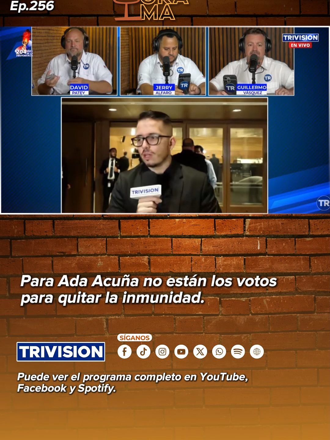 Para Ada Acuña no están los votos para quitar la inmunidad.