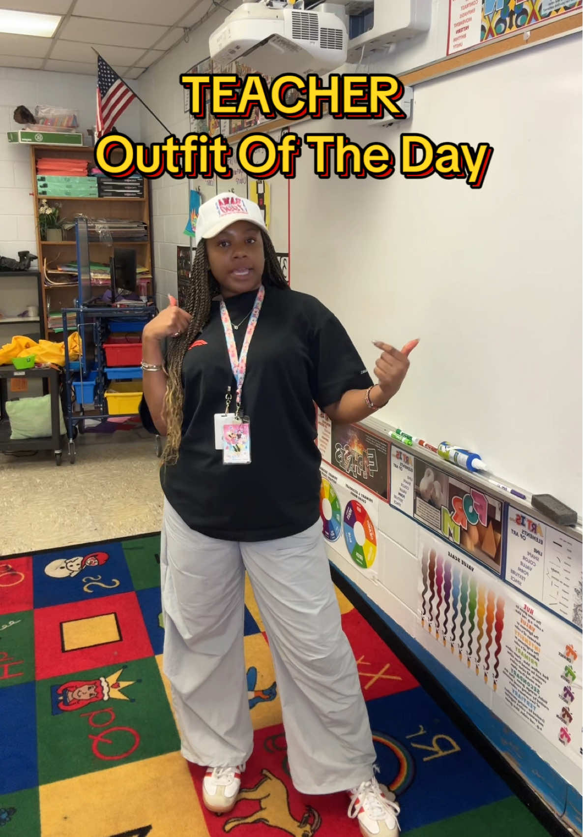 Hey I’m back 🤭 #teachersoftiktok #OOTD #teacherfit #art 