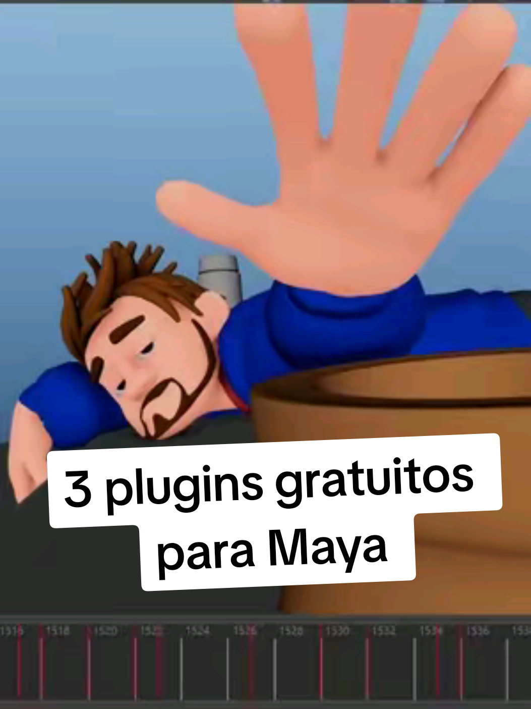 3 plugins gratuitos para Maya ! #learning #3d #animation #animacion #maya 