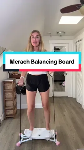 Merach Balancing Machine works your whole body from the comfort of your own home. @Merach fitness #merach #merachfittok #merachsuperbrandday #Fitness #balance #lowimpactworkout #workout 