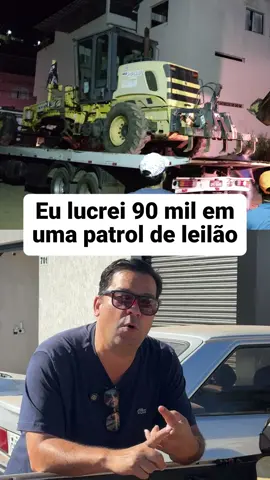 Eu lucrei 90 mil em uma máquina de leilão #leilao #leilaoonline #dinheiro #rendaextra #negocios