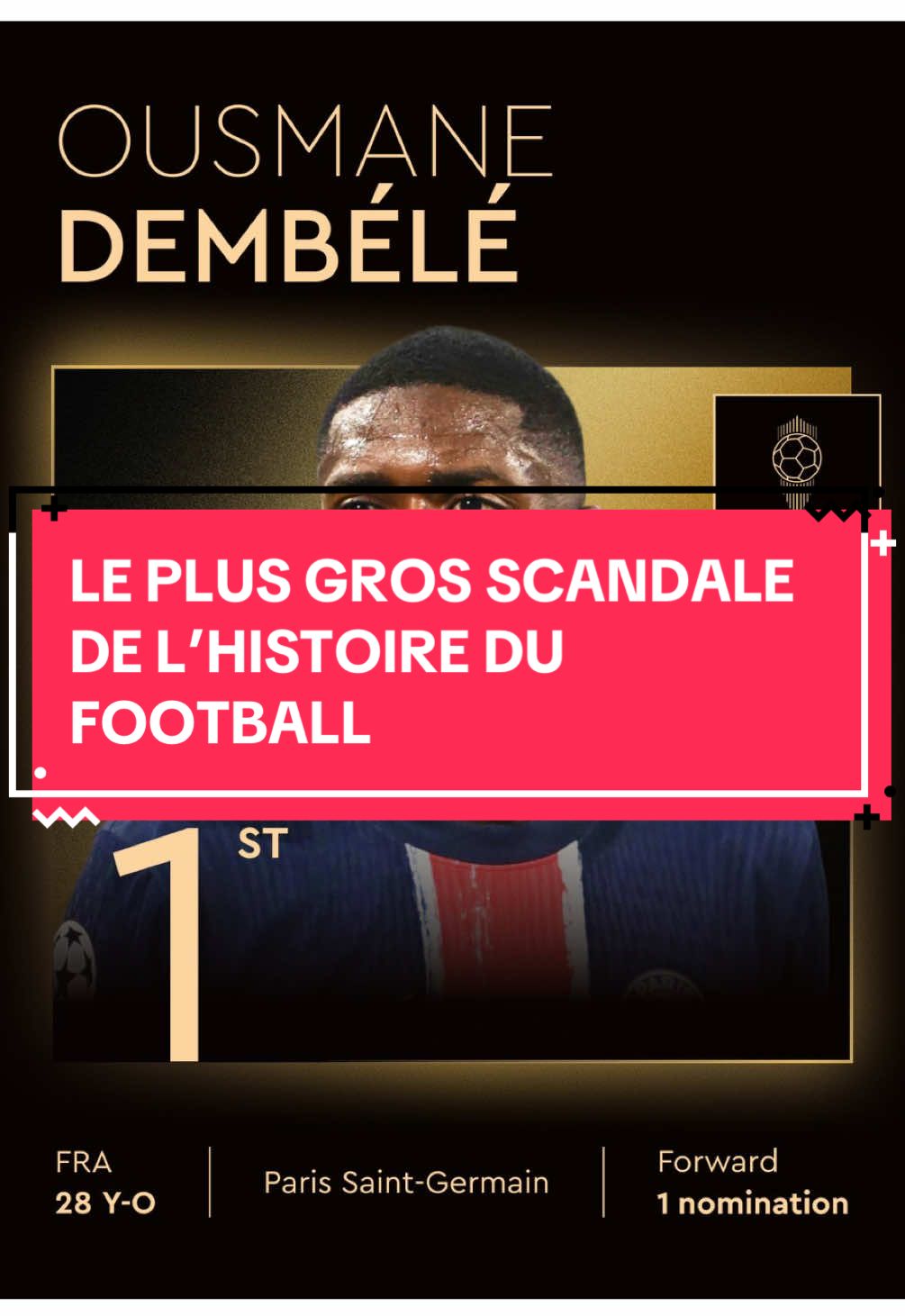 C’est le plus gros scandale de l’histoire du football ! 🤢🤮 #LamineYamal #Dembele #BallonDor