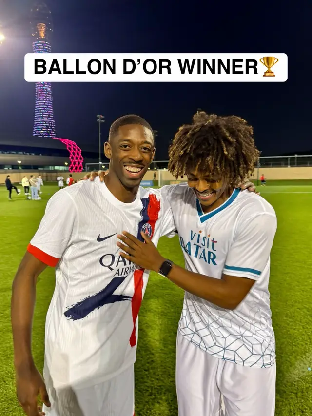 Ousmane Dembélé… Ballon d’Or WINNER!🏆