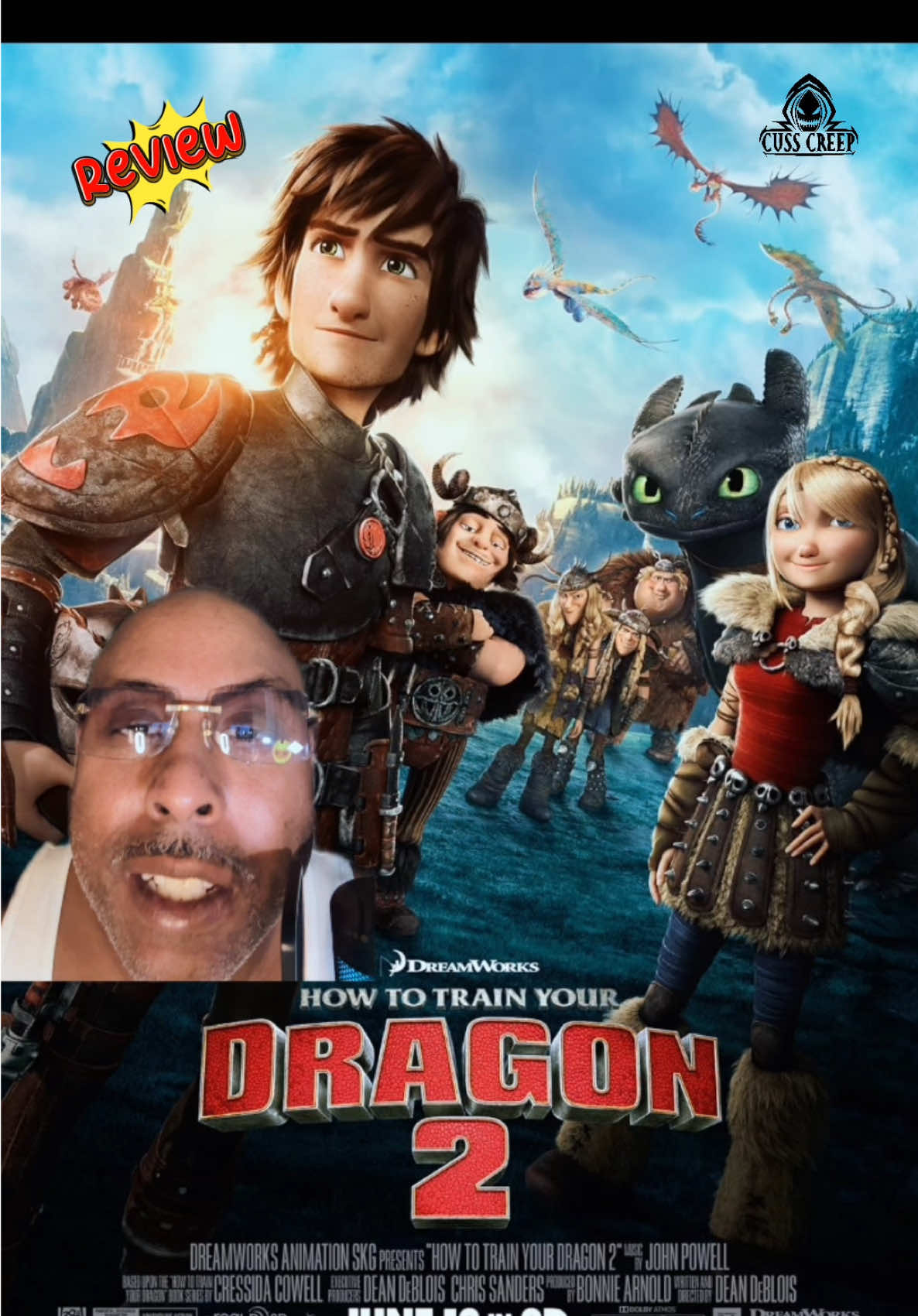 Replying to @Dai Dai quick review of How To Train Your Dragon 2 #movie #film #cinema #moviereview #howtotrainyourdragon #howtotrainyourdragon2 