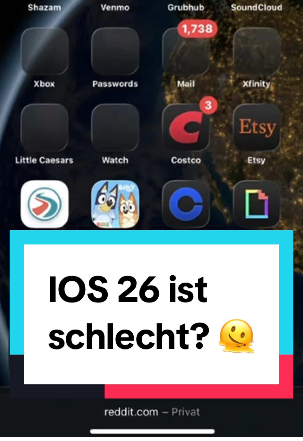 IOS 26 ist schlecht? 🫠 #techtok #technology #ios #apple #iphone 