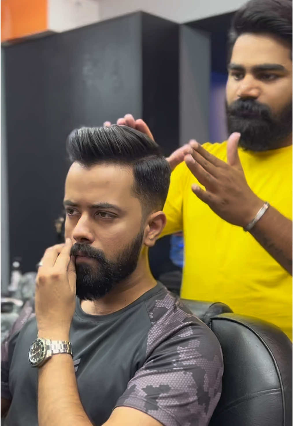 GABHRU!! 🦁🔥 #foryou #foryoupage #fyp #hairstyle #karanaujla 