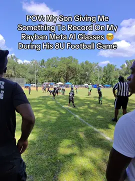 There’s Soooo Much To Talk About In One Video. The Rayban Meta AI Glasses, The Hit, The Clarity & Quality Is TOP TIER Hunni 😌, That Hit Was Life Changing … Ugh! IDKKK 😩 #fyp #football #8u #raybanmeta #metaai 